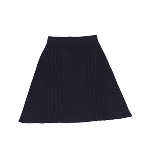 Knit Pleated Detail Skirt