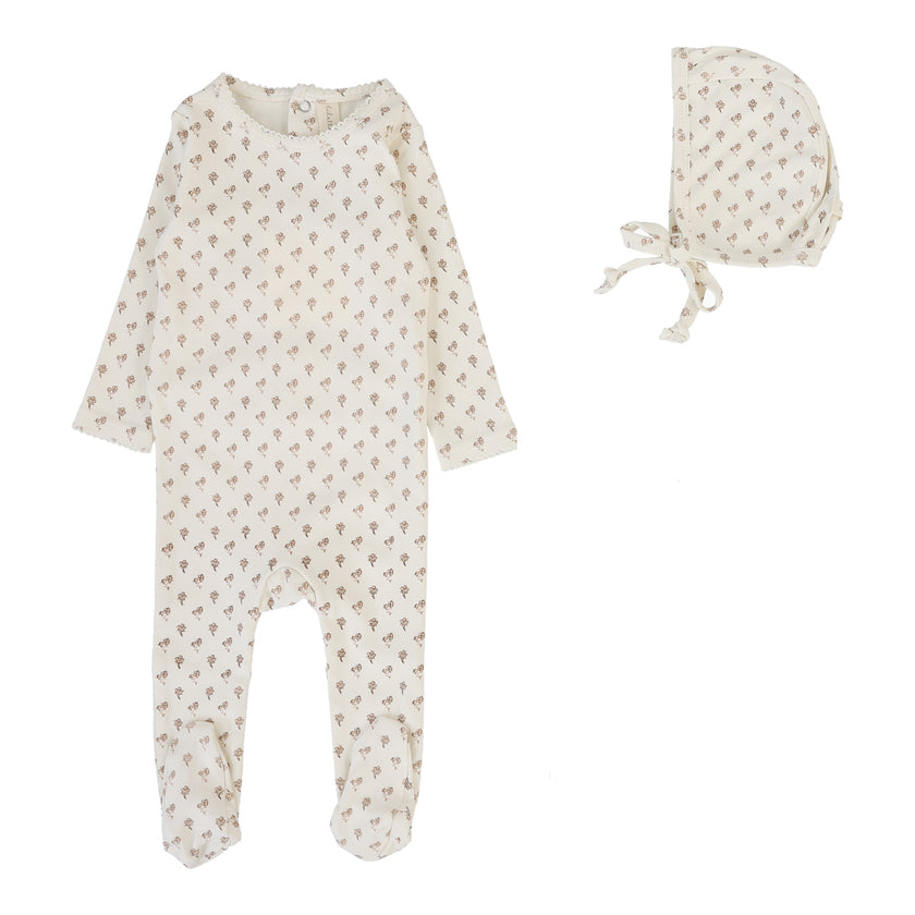 Ballard Print Footie Set