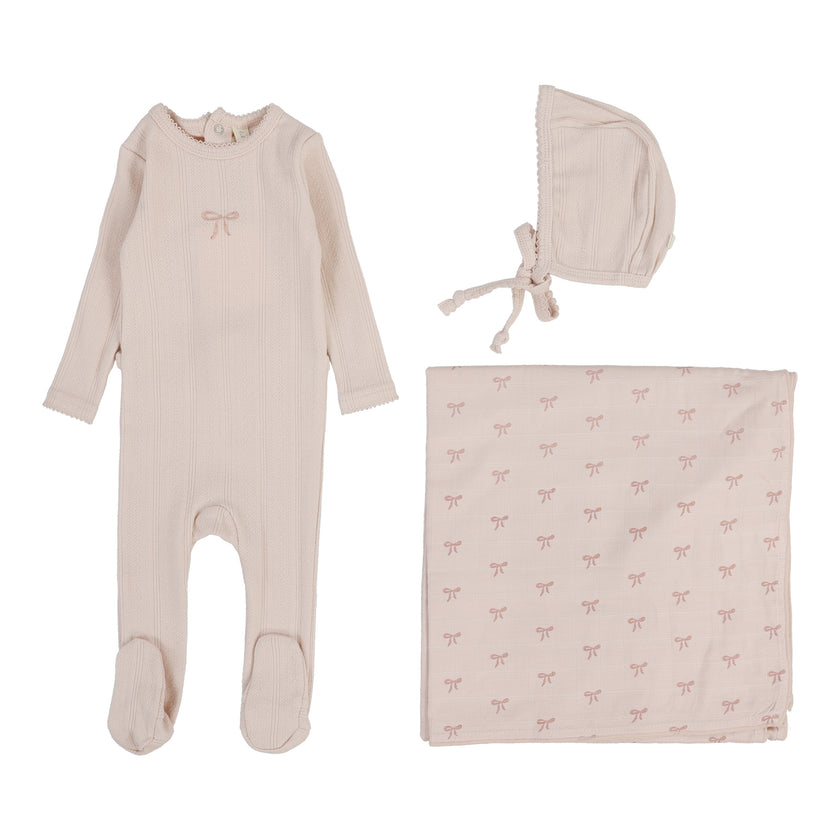 Pointelle Graphic Layette Set