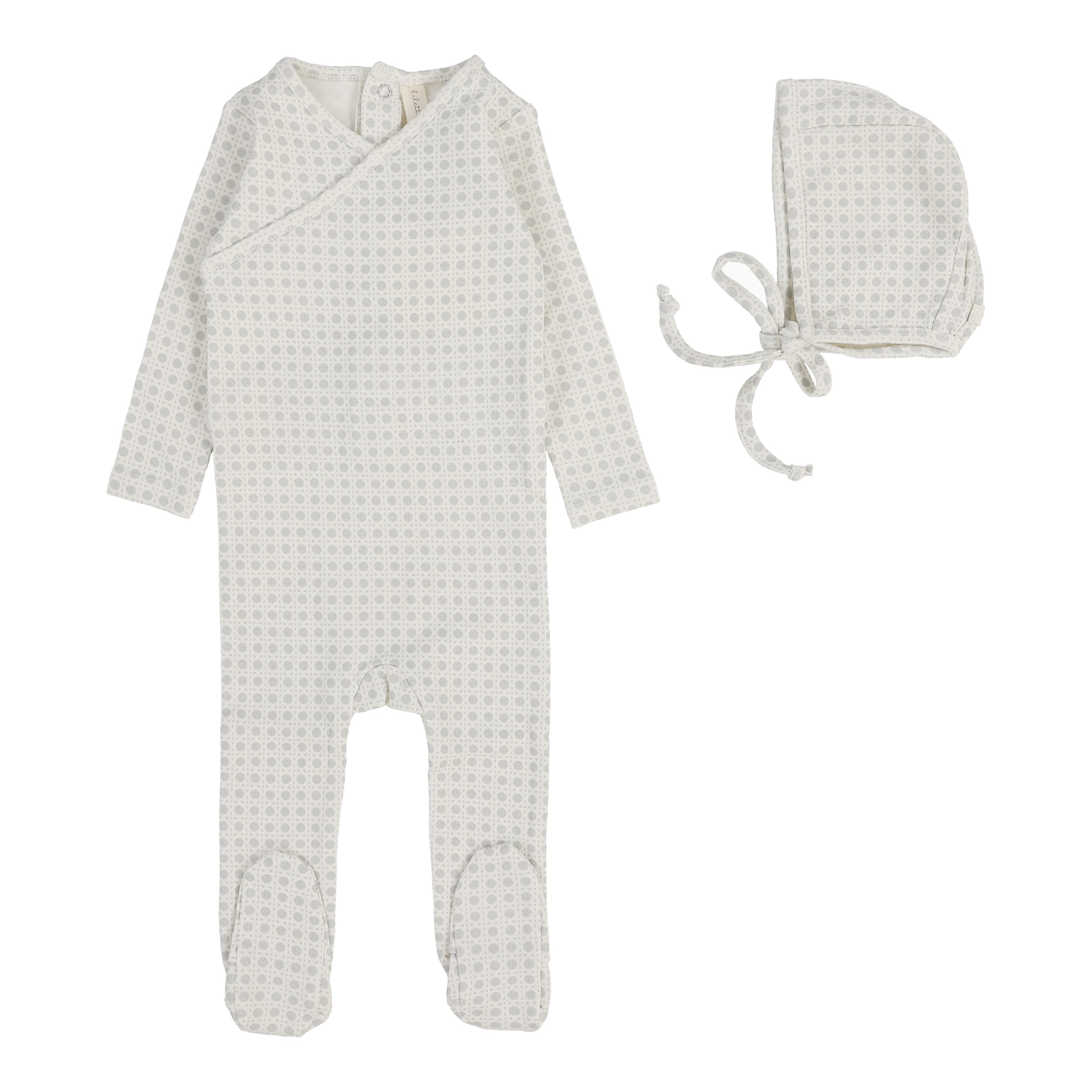 Woven Print Footie Set
