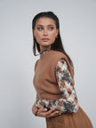 Point Mock Neck Top