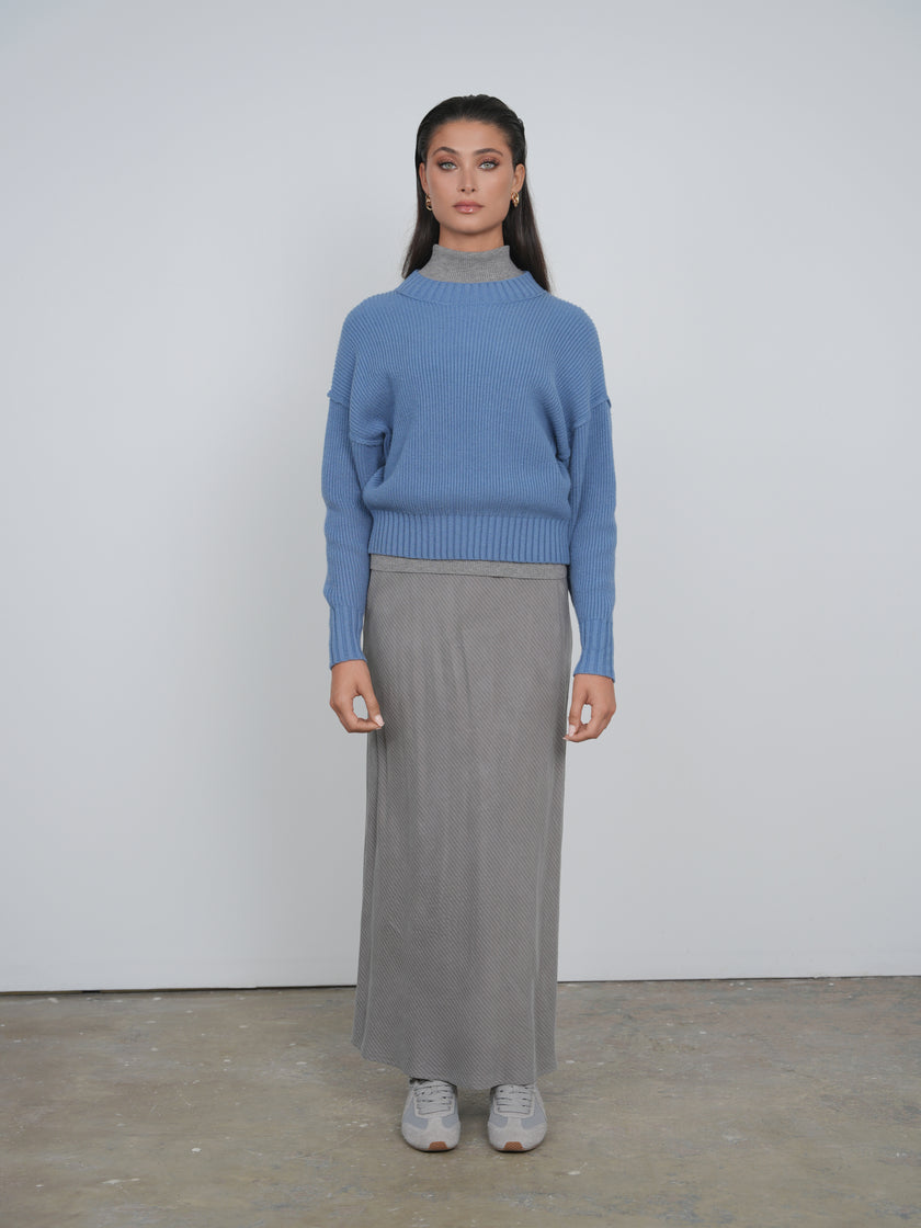 Point Maxi Slip Skirt fw25