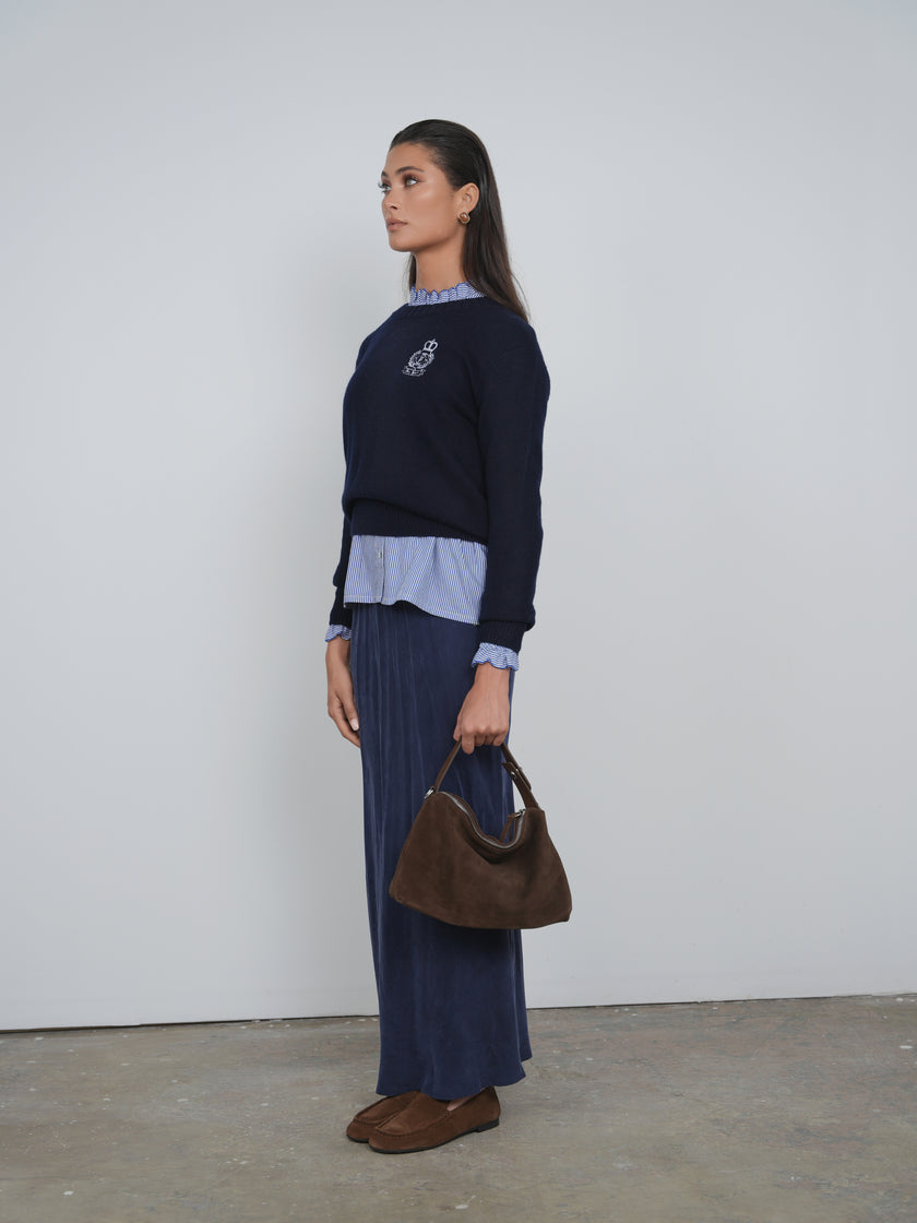 Point Melange Crew Sweater