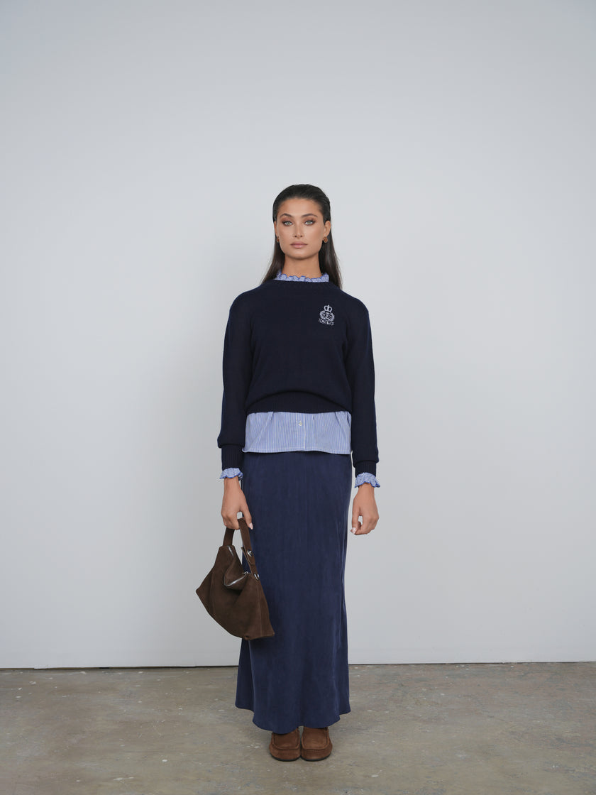 Point Melange Crew Sweater