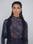 Point Mock Neck Top