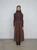 Point Mixed Poplin Dress