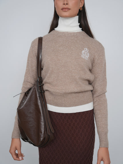 Point Melange Crew Sweater