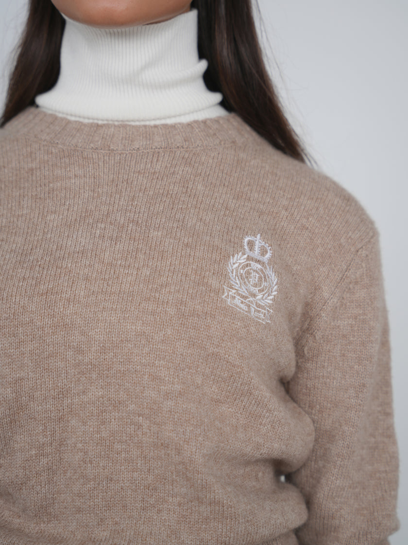 Point Melange Crew Sweater