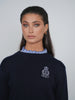 Point Ruffle Blouse