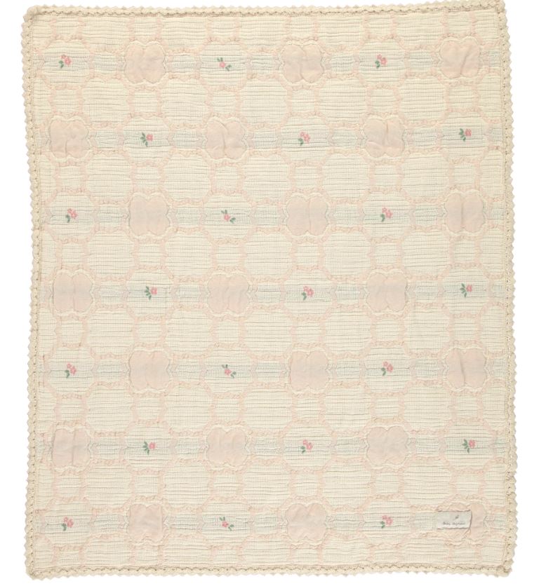 Bebe Organic Vintage Floral Blanket