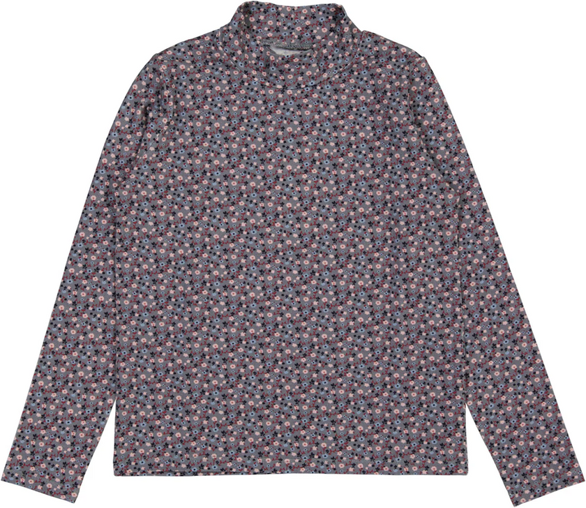 Printed Mocknecks Grey Floral