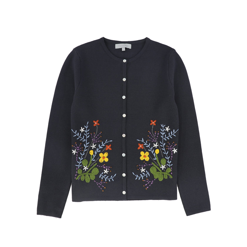 Embroidered Cardigan fw25