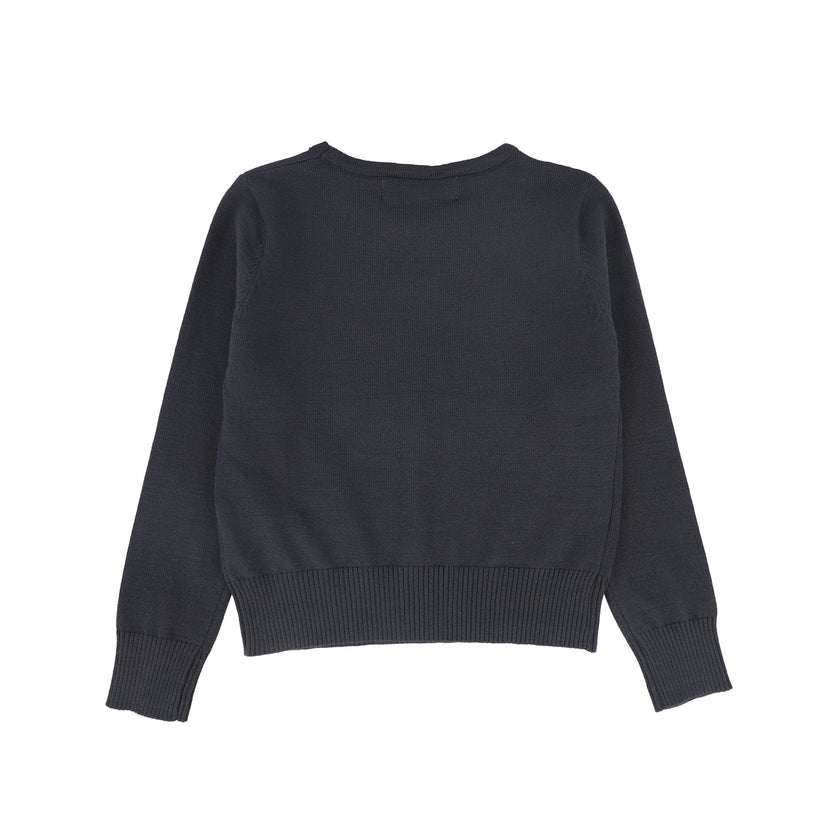 Logo Embroidered Crewneck Sweater