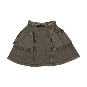 Taupe Denim Skirt