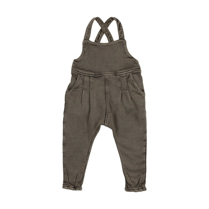 French Terry Baby Overall Set