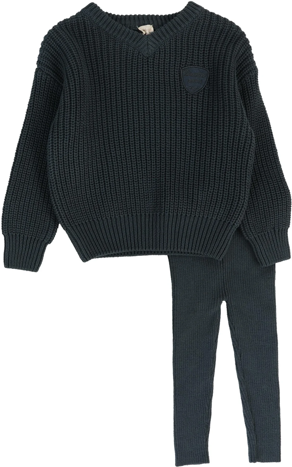 Knit V-Neck Toddler Set
