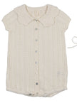 Lilette Crochet Knit Girls Romper