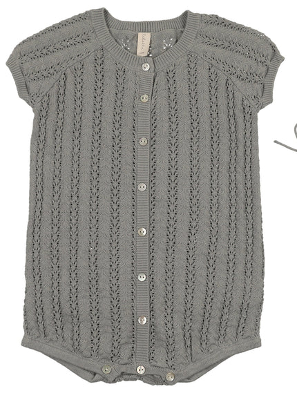 Lilette Crochet Knit Boys Romper