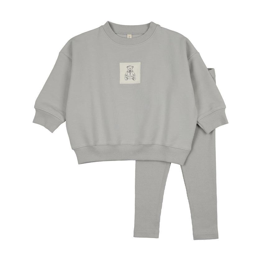 Lilette Graphic Tag Sweatshirt Set