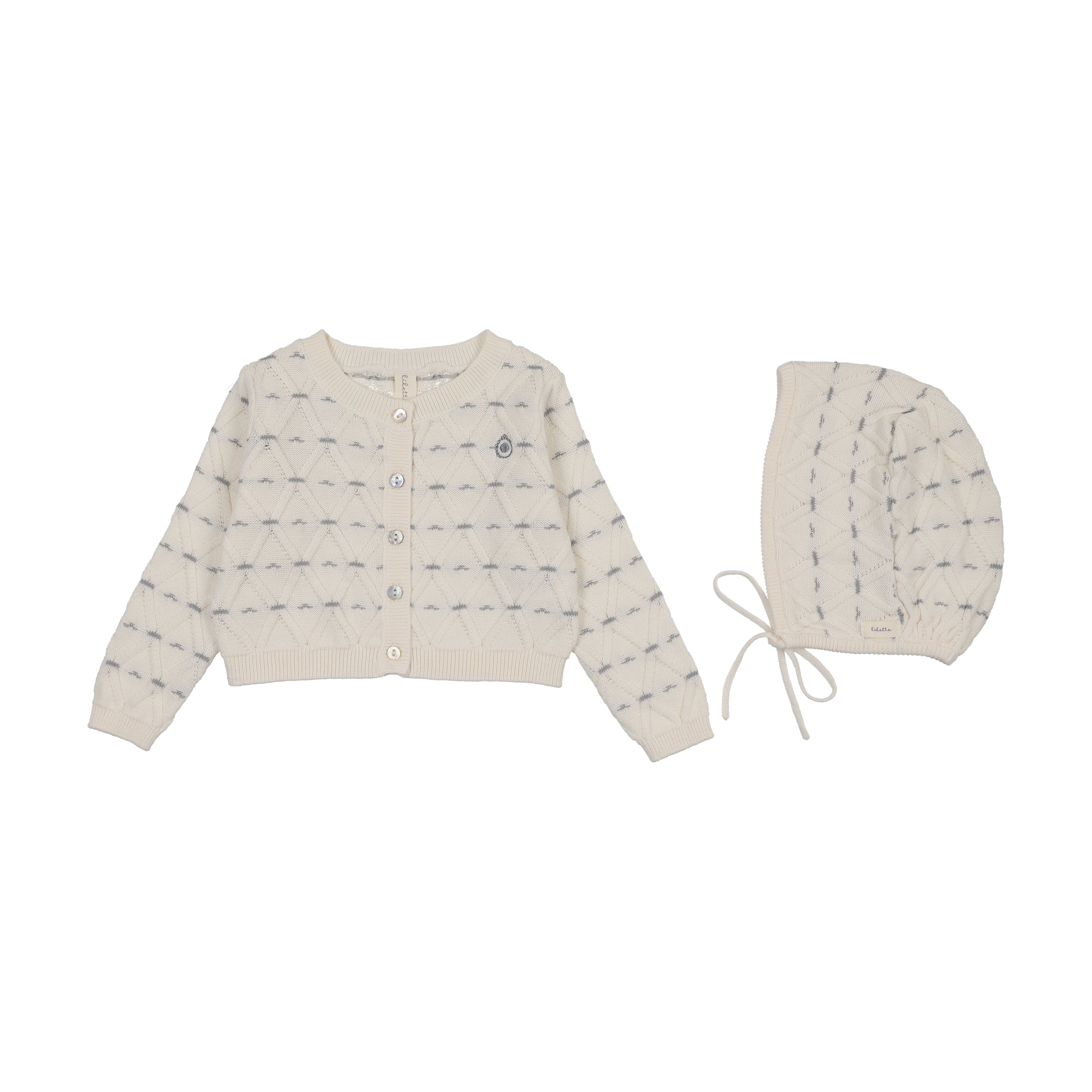 Lilette Sweetheart Knit Cardigan Set