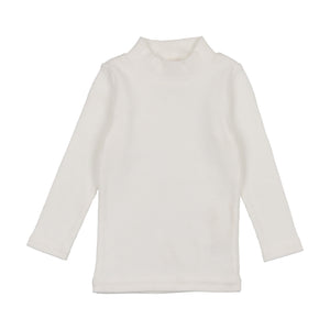 Ribbed Mock Neck