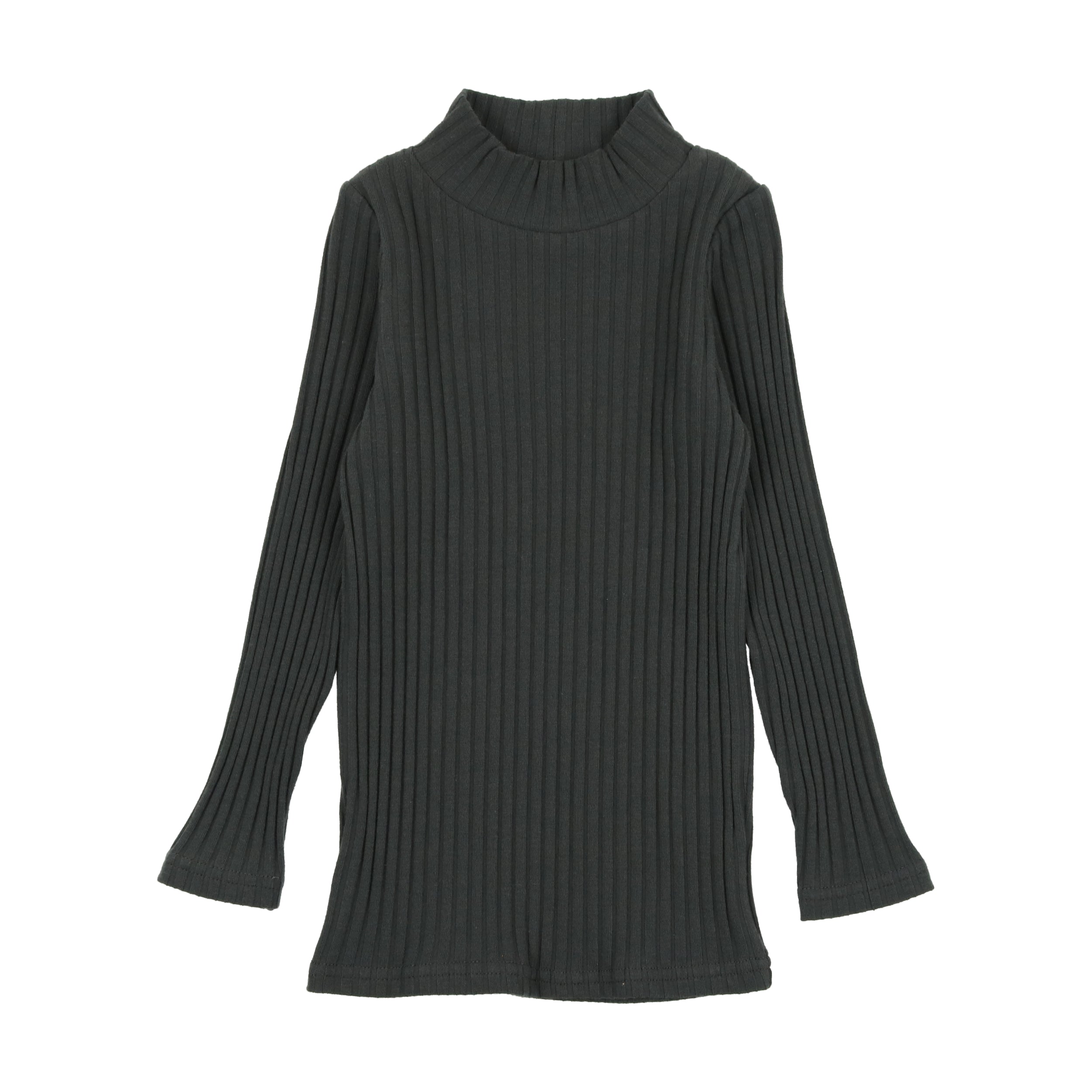 Ribbed Mock Neck