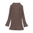 Stripe Mockneck Green