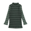 Stripe Mockneck Green