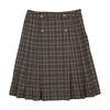 Pleated Skirt Plaid