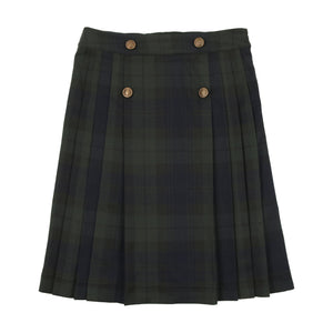 Pleated Skirt Plaid