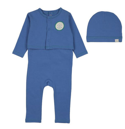 Lil Legs Boys Footie Set with Cardigan