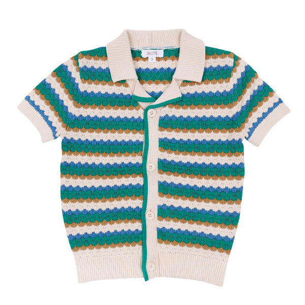 Motu Clay Button Polo