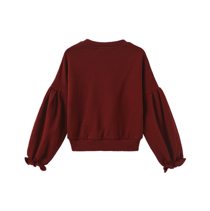 Half Stitched Heart Sweatshirt