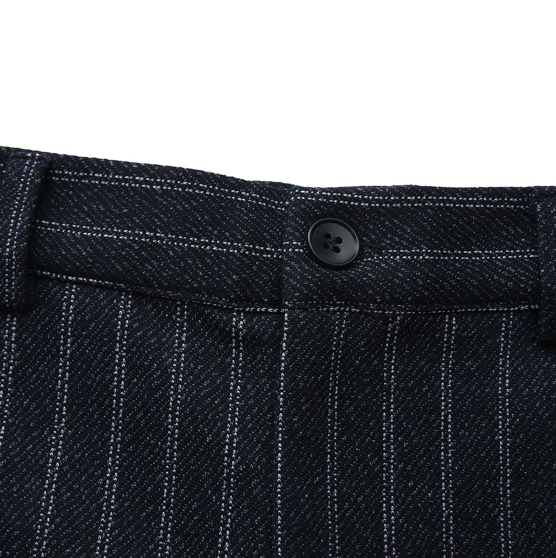 Pinstriped Texture Pants
