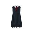 Taffeta Collared Waisted Jumper