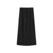 Fade Denim Drawstring Skirt