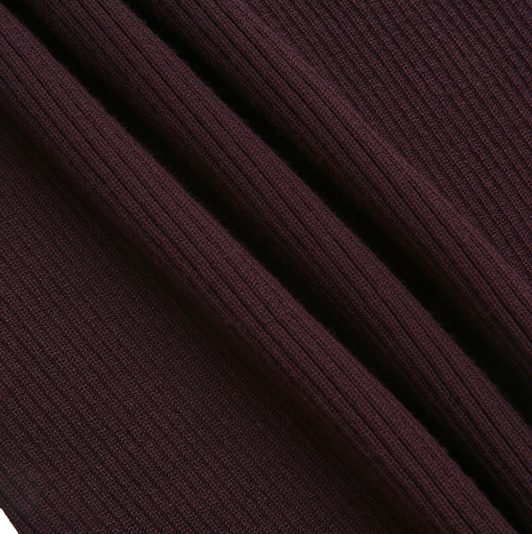 Ribbed Pocket Turtleneck