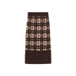 Mohair Plaid Skirt