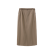 Belted Pocket Wool Skirt