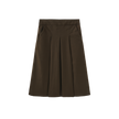 Pez Wool Box Pleated Skirt