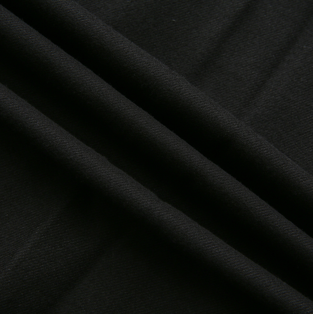Wool Pleated Belted Skirt