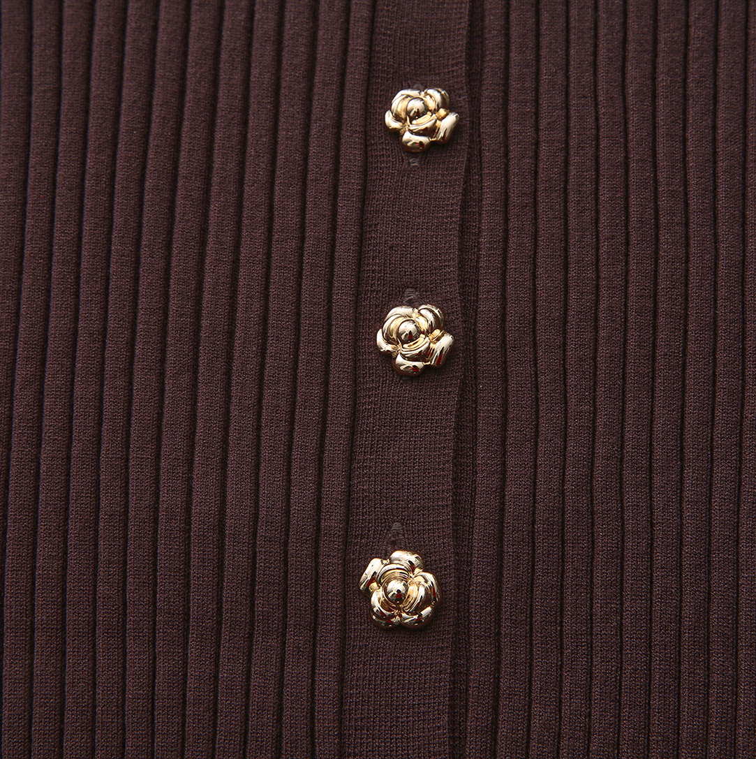 Wide Ribbed Knit Cardigan