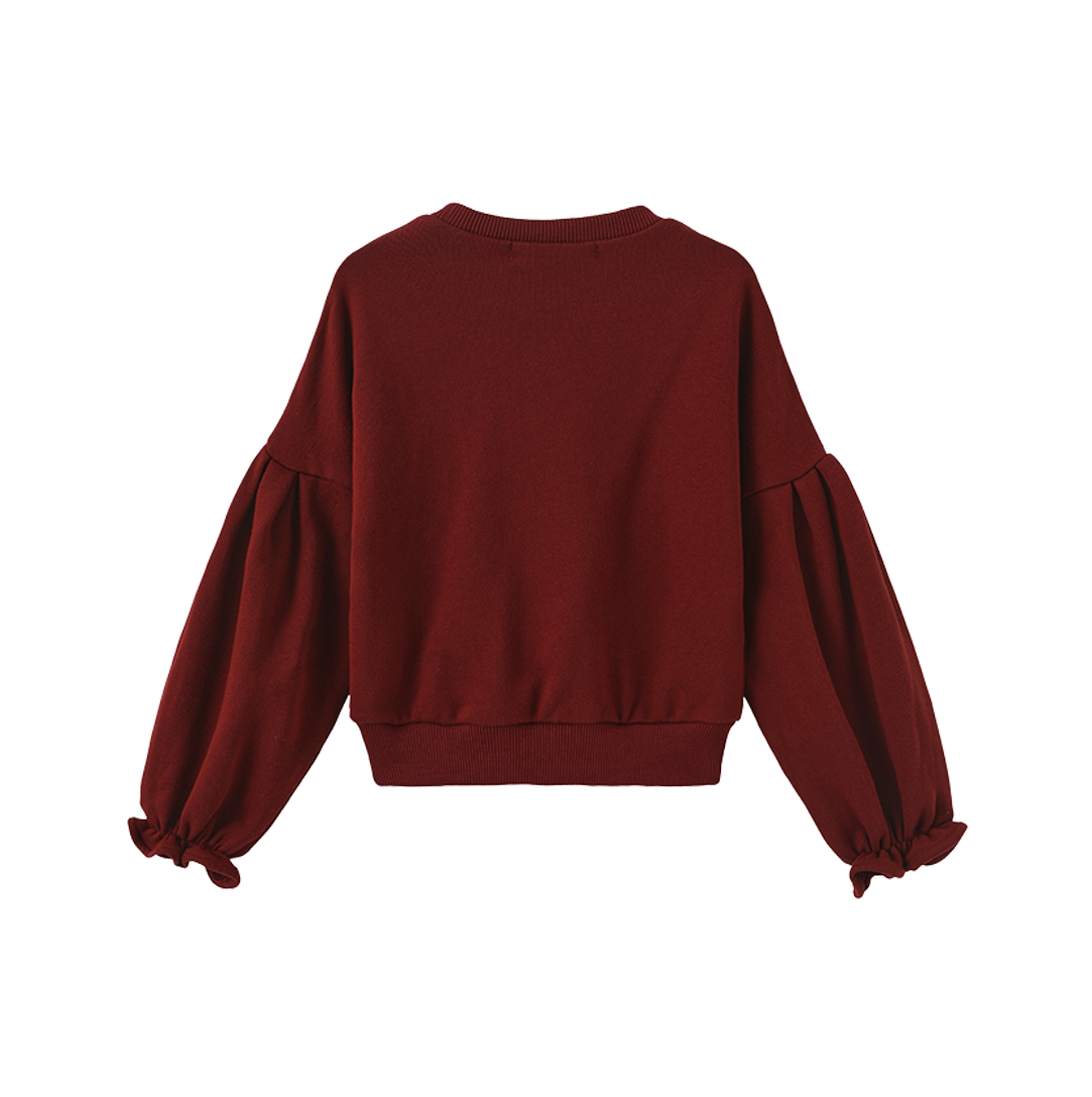 Half Stitched Heart Sweatshirt