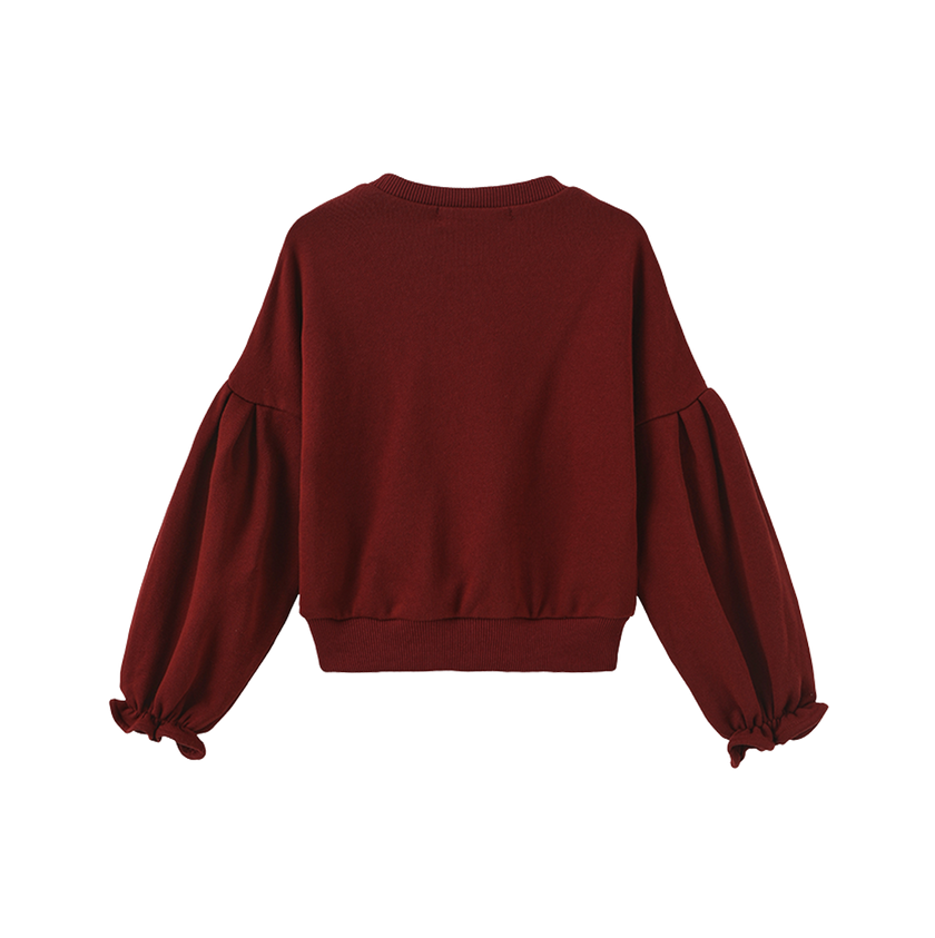 Half Stitched Heart Sweatshirt