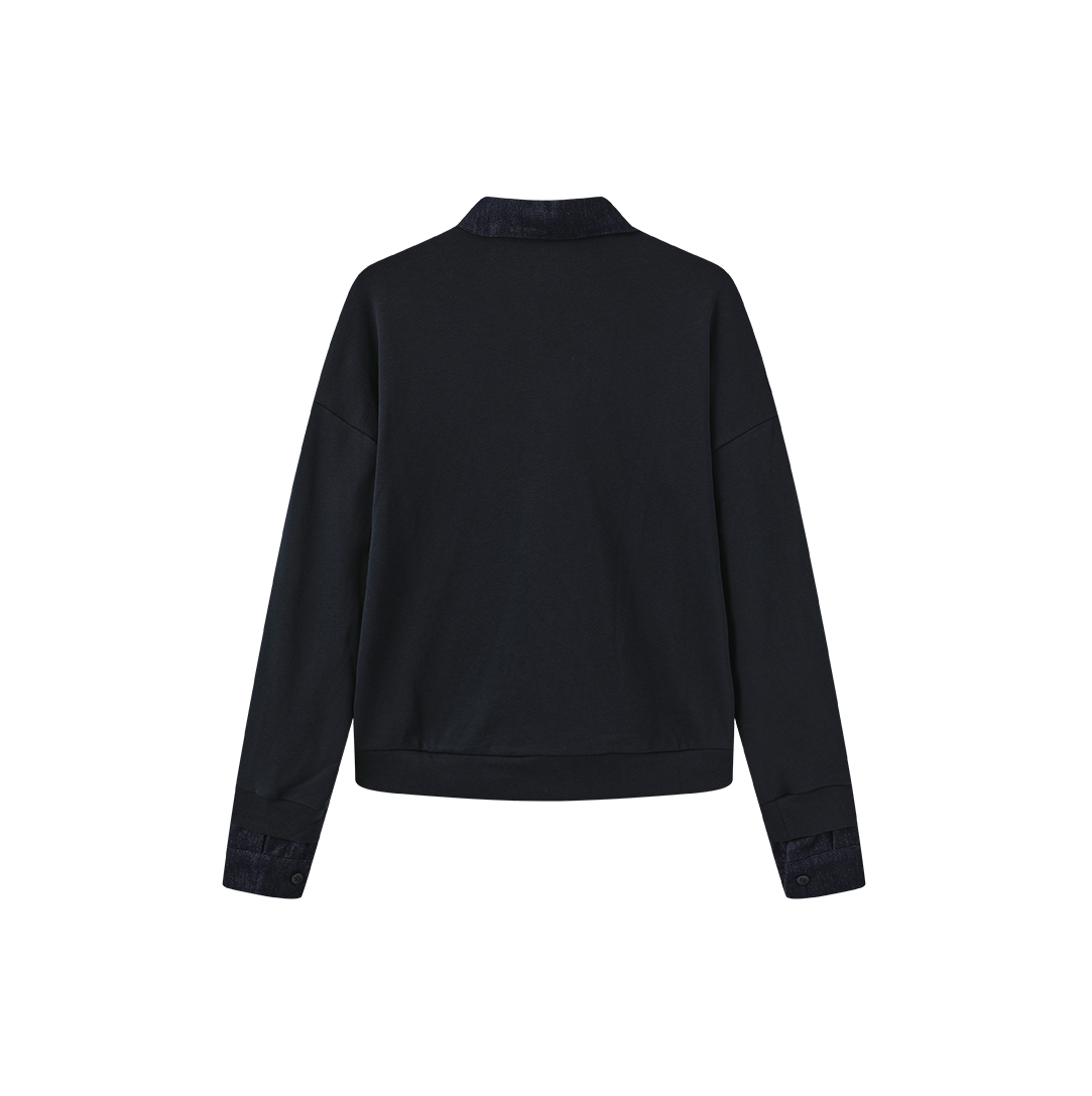 Sally Collared Sweatshirt