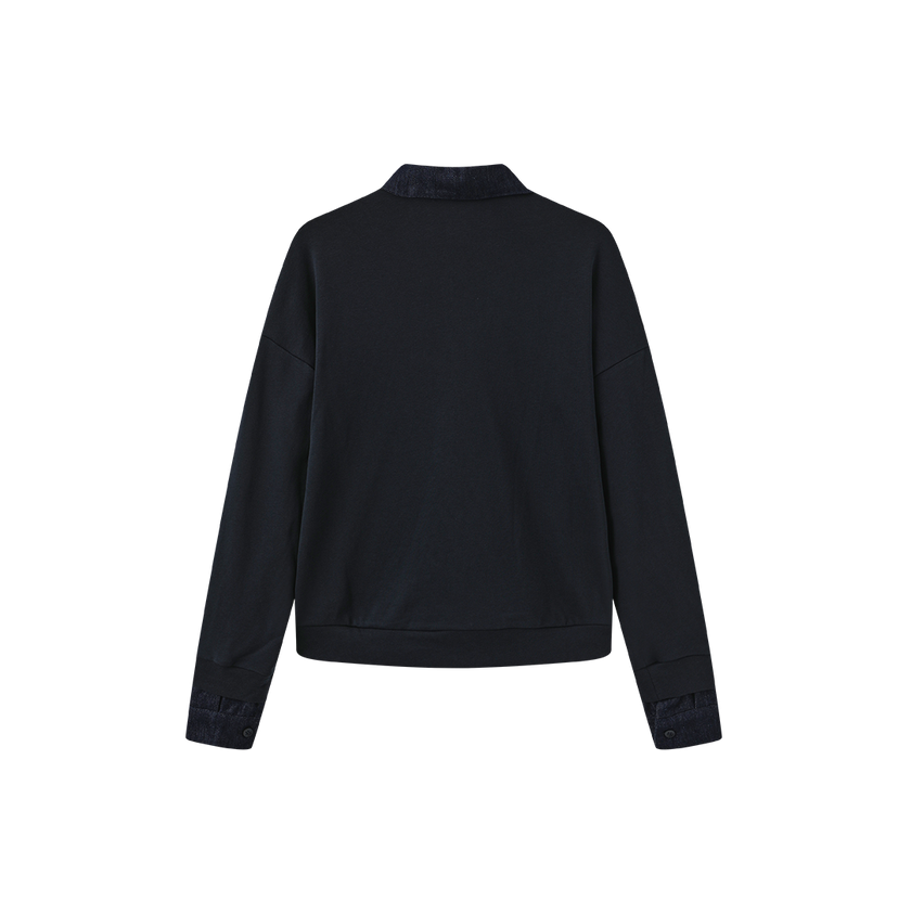 Sally Collared Sweatshirt