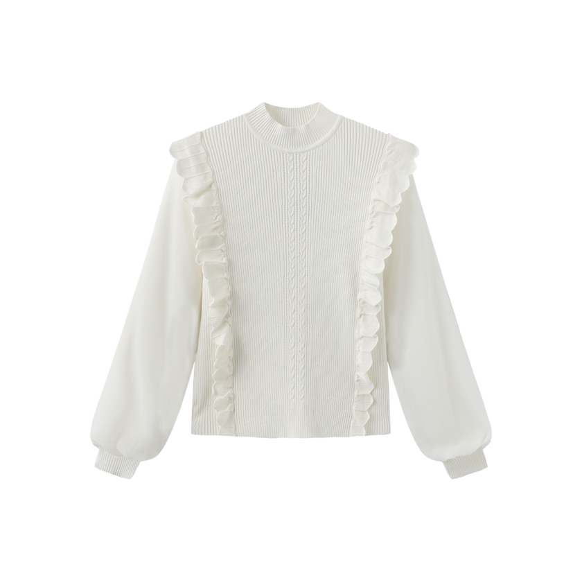 Flutter Knit Sweater