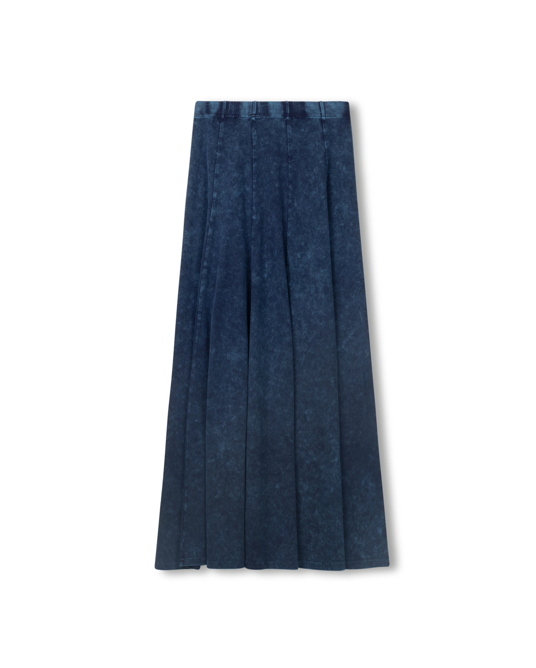 Paneled Midi Mineral Wash Skirt