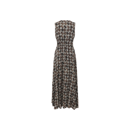 Sleeveless Belted Dress