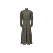 Printed Puff Sleeve  Maxi Dress